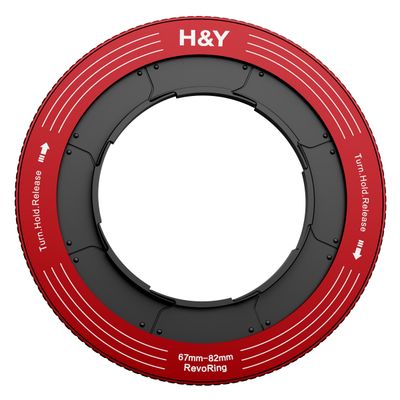 H&amp;Y Revoring Variable Adapter Ring 67mm-82mm (rot)