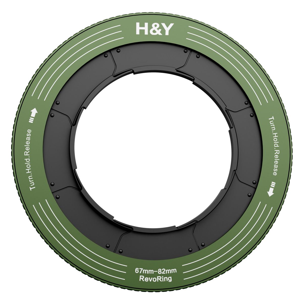 H&amp;Y Revoring Variable Adapter Ring 67mm-82mm (grün)