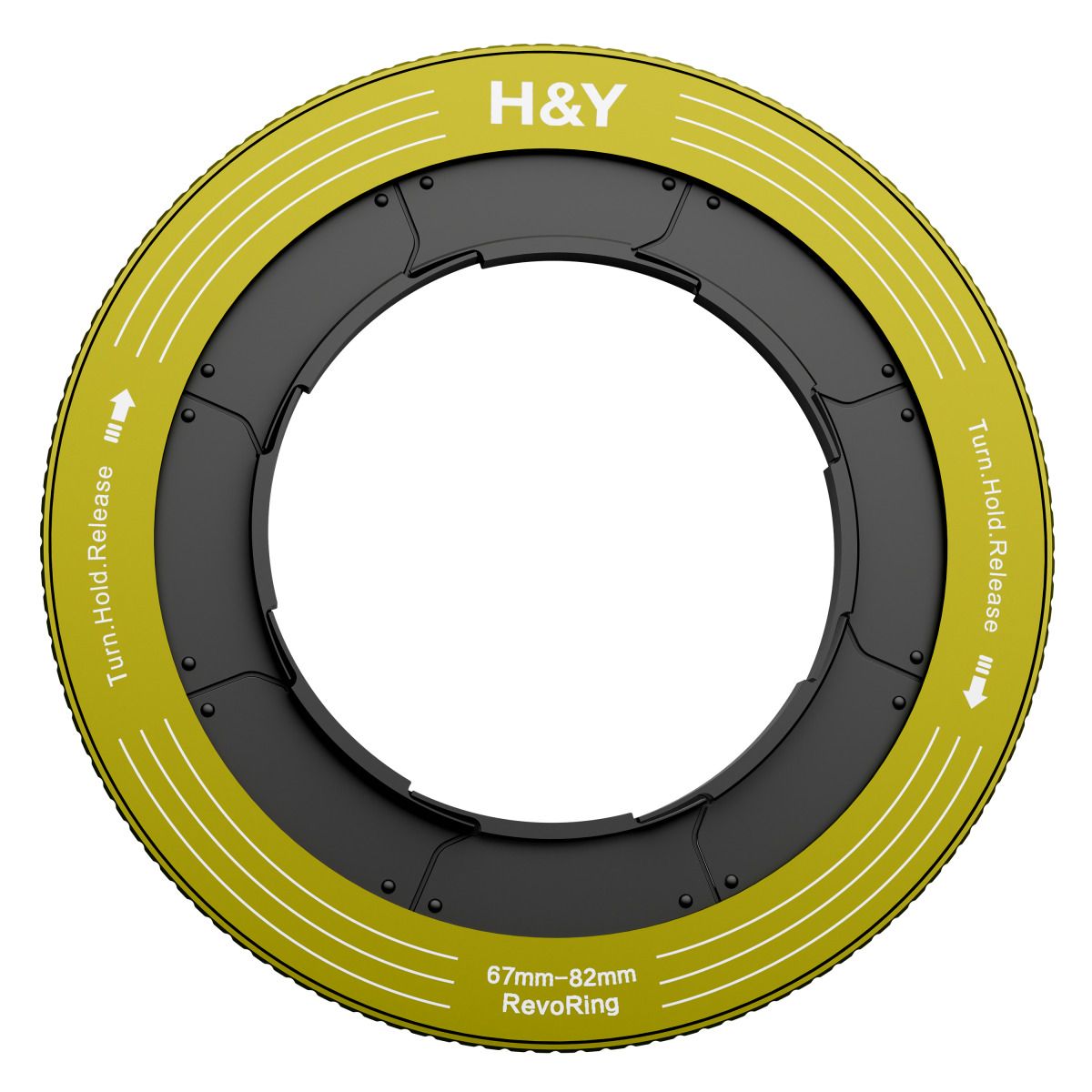 H&amp;Y Revoring Variable Adapter Ring 67mm-82mm (gelb)
