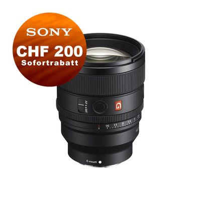 Sony FE 85mm 1.4 GM II - &#39;&#39;4 Jahre Garantie&#39;&#39; - inkl. CHF 200.- Sofortrabatt