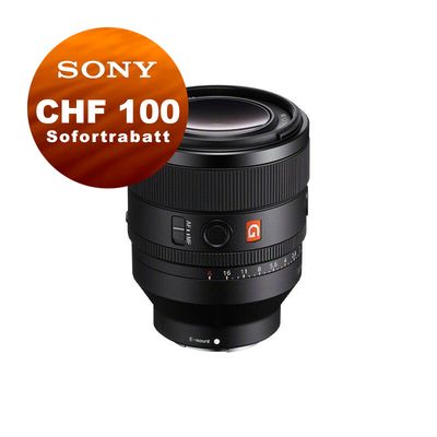 Sony FE 50mm 1.2 GM - &#39;&#39;4 Jahre Garantie&#39;&#39; - inkl. CHF 100.- Sofortrabatt