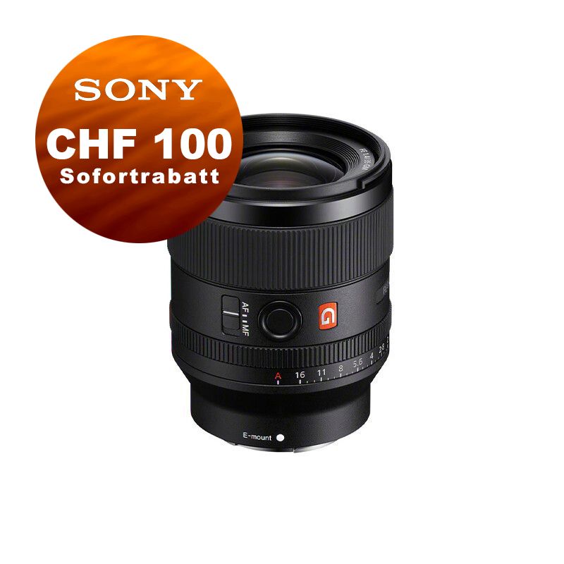 Sony FE 35mm 1.4 GM - &#39;&#39;4 Jahre Garantie&#39;&#39; - inkl. CHF 100.- Sofortrabatt