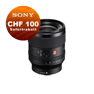 Sony FE 35mm 1.4 GM - &#39;&#39;4 Jahre Garantie&#39;&#39; - inkl. CHF 100.- Sofortrabatt