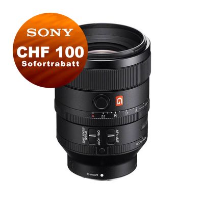 Sony FE 100mm 2.8 GM STF OSS - &#39;&#39;4 Jahre Garantie&#39;&#39; - inkl. CHF 100.- Sofortrabatt