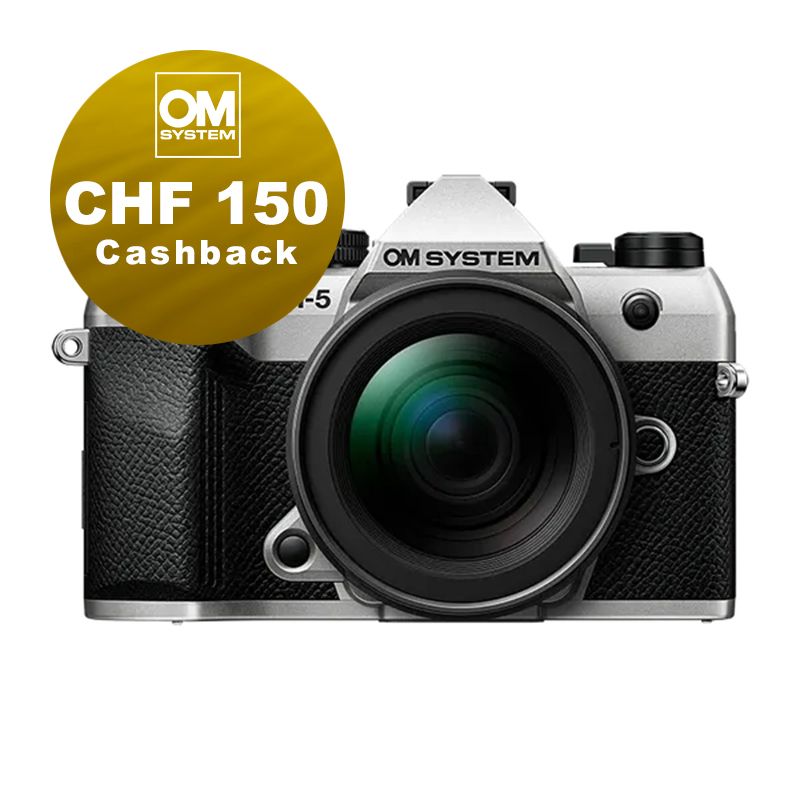 OM System OM-5 II Kit mit 12-45mm 4.0 (silver) - CHF 150.- Cashback