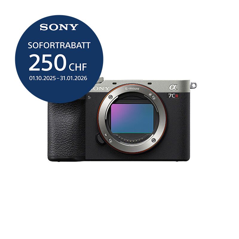 Sony A7CR Gehäuse (silver) inkl. GP-X2 Griff  - ''4 Jahre Garantie'' - inkl. CHF 250 Sofortrabatt Sony A7CR Gehäuse (silver) inkl. GP-X2 Griff  - ''4 Jahre Garantie'' - inkl. CHF 250 Sofortrabatt