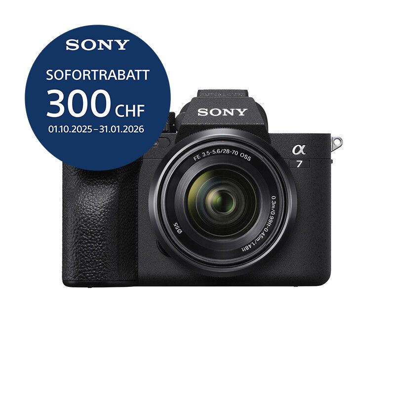 Sony A7 Mark IV Kit mit 28-70mm - ''4 Jahre Garantie'' - inkl. CHF 300 Sofortrabatt Sony A7 Mark IV Kit mit 28-70mm - ''4 Jahre Garantie'' - inkl. CHF 300 Sofortrabatt