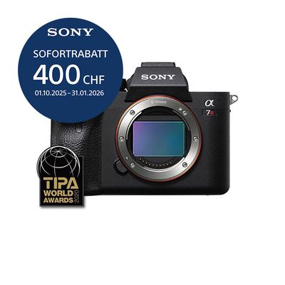 Sony A7R Mark IV Gehäuse - &#39;&#39;4 Jahre Garantie&#39;&#39; - inkl. CHF 400 Sofortrabatt
