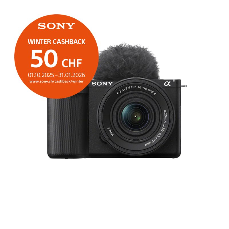 Sony ZV-E10 II Kit mit 16-50mm - &#39;&#39;4 Jahre Garantie&#39;&#39; - inkl. CHF 50.- Cashback