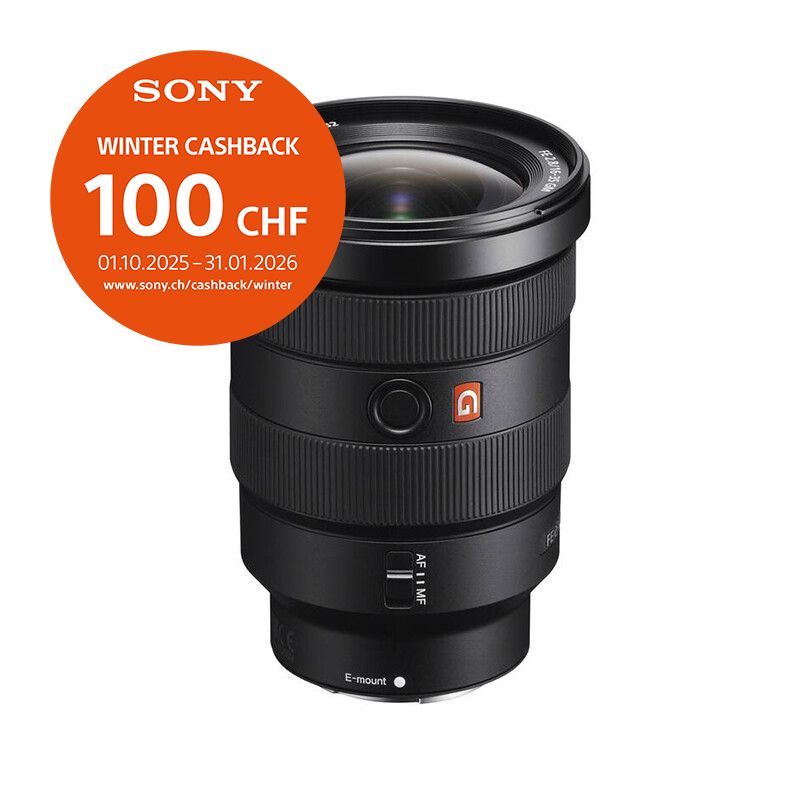 Sony FE 16-35mm 2.8 GM - &#39;&#39;4 Jahre Garantie&#39;&#39; - inkl. CHF 100.- Cashback
