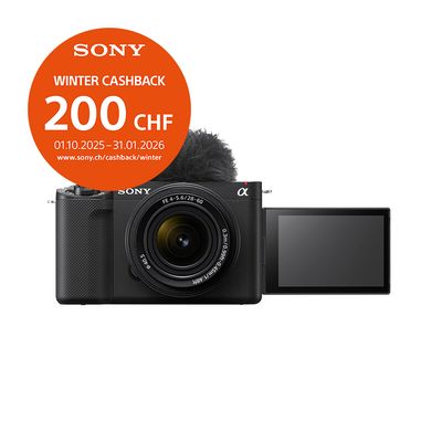 Sony ZV-E1 Kit mit 28-60mm (black) - &#39;&#39;4 Jahre Garantie&#39;&#39; - inkl. CHF 200.- Cashback