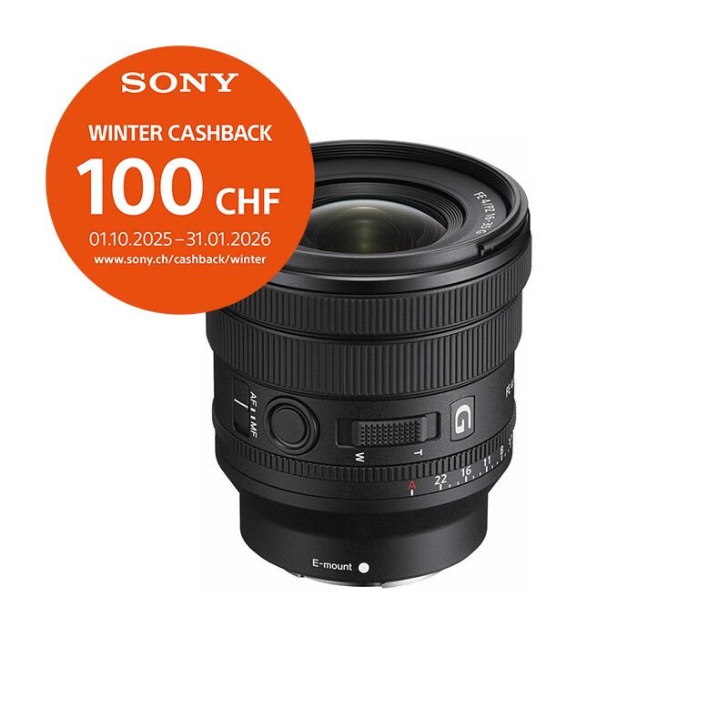 Sony FE 16-35mm 4.0 G PZ - &#39;&#39;4 Jahre Garantie&#39;&#39; - inkl. CHF 100.- Cashback