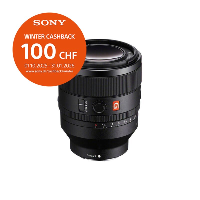 Sony FE 50mm 1.2 GM - &#39;&#39;4 Jahre Garantie&#39;&#39; - inkl. CHF 100.- Cashback