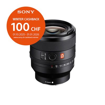 Sony FE 50mm 1.4 GM - &#39;&#39;4 Jahre Garantie&#39;&#39; - inkl. CHF 100.- Cashback