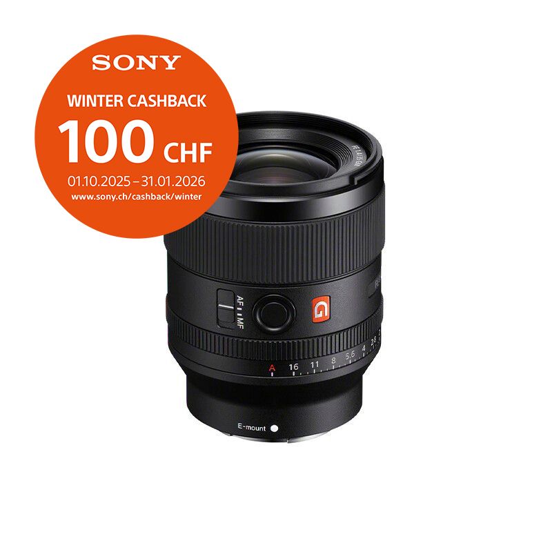 Sony FE 35mm 1.4 GM - &#39;&#39;4 Jahre Garantie&#39;&#39; - inkl. CHF 100.- Cashback