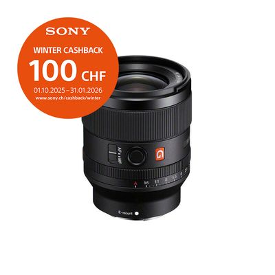Sony FE 35mm 1.4 GM - &#39;&#39;4 Jahre Garantie&#39;&#39; - inkl. CHF 100.- Cashback