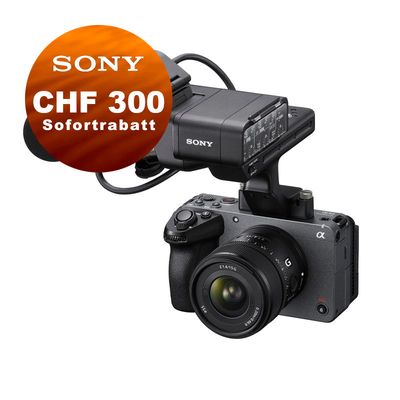 Sony FX30 Cinema Line + XLR Griffeinheit - &#39;&#39;4 Jahre Garantie&#39;&#39; - inkl. CHF 300 Sofortrabatt
