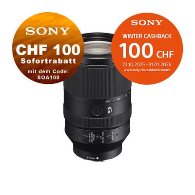 Sony FE 70-300mm 4.5-5.6 G OSS - &#39;&#39;4 Jahre Garantie&#39;&#39; - CHF 100.- Rabatt mit Code SOA100 &amp; CHF 100.- Cashback