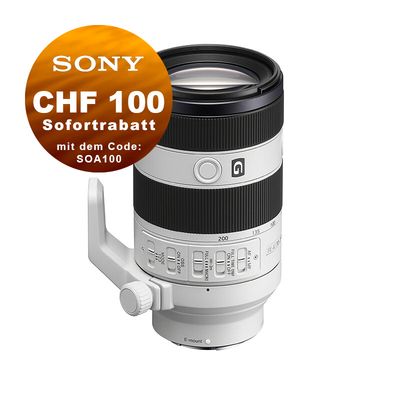 Sony FE 70-200mm 4.0 Macro G OSS II - &#39;&#39;4 Jahre Garantie&#39;&#39; - CHF 100.- Rabatt mit Code SOA100