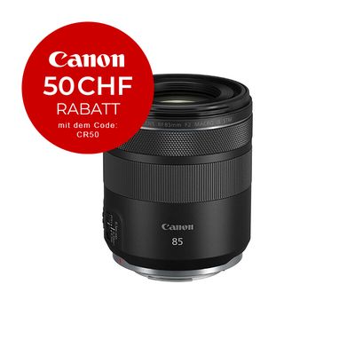 Canon RF 85mm 2.0 Macro IS STM - CHF 50 Rabatt mit Code CR50