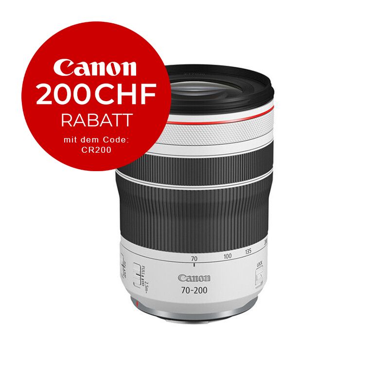Canon RF 70-200mm 4.0 L IS USM - &#39;&#39;Premium Garantie&#39;&#39; - CHF 200 Rabatt mit Code CR200