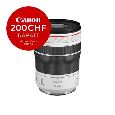 Canon RF 70-200mm 4.0 L IS USM - &#39;&#39;Premium Garantie&#39;&#39; - CHF 200 Rabatt mit Code CR200