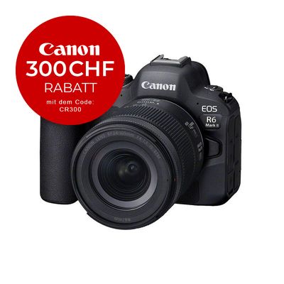 Canon EOS R6 Mark II Kit mit 24-105mm 4-7.1 - &#39;&#39;Premium Garantie&#39;&#39; - CHF 300 Rabatt mit Code CR300