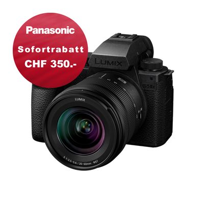 Panasonic S5 Mark II X Kit mit 20-60mm - 5 Jahres Garantie - inkl. CHF 350.- Sofortrabatt