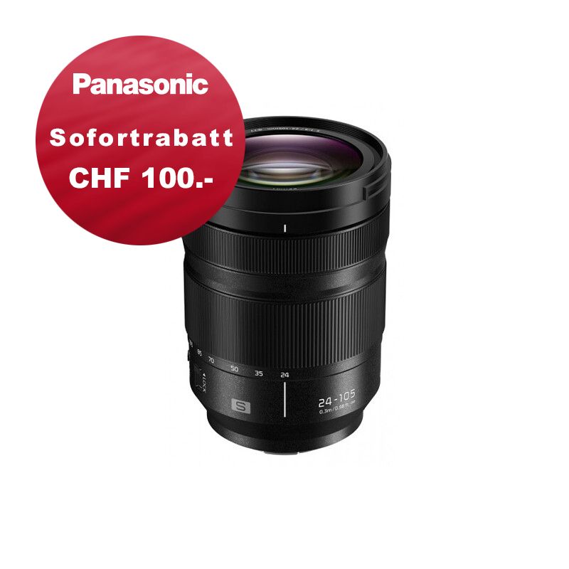 Panasonic S 24-105mm 4.0 - 5 Jahres Garantie - inkl. CHF 100.- Sofortrabatt