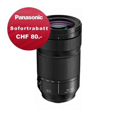 Panasonic S 70-300mm 4.5-5.6 OIS - 5 Jahres Garantie - inkl. CHF 80.- Sofortrabatt Panasonic S 70-300mm 4.5-5.6 OIS - 5 Jahres Garantie - inkl. CHF 80.- Sofortrabatt
