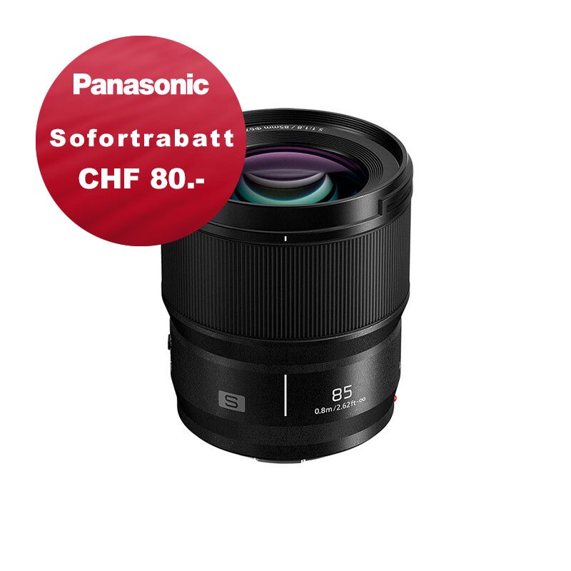 Panasonic S 85mm 1.8 - 5 Jahres Garantie - inkl. CHF 80.- Sofortrabatt