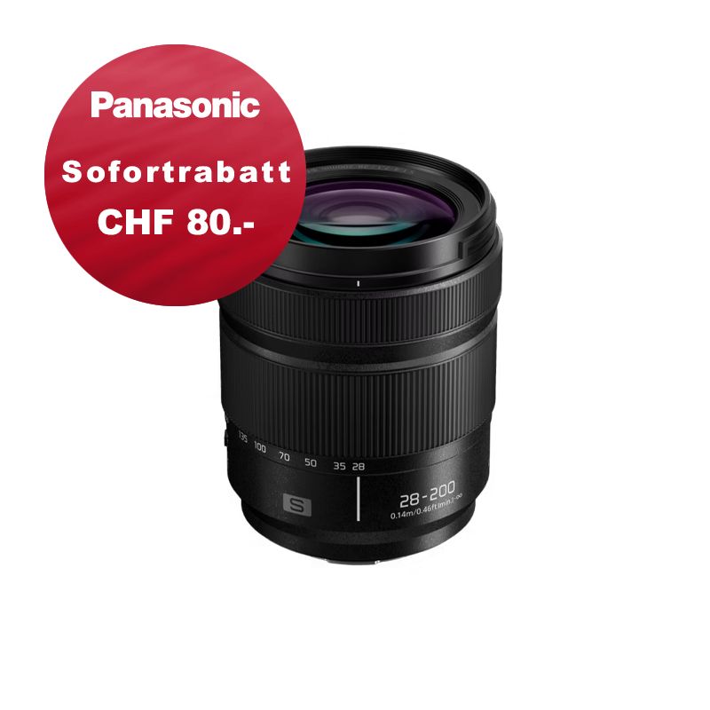Panasonic S 28-200mm 4.0-7.1 Makro OIS - 5 Jahres Garantie - inkl. CHF 80.- Sofortrabatt