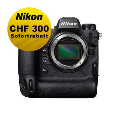Nikon Z9 Gehäuse - ''Swiss Garantie'' - inkl. CHF 300 Sofortrabatt Nikon Z9 Gehäuse - ''Swiss Garantie'' - inkl. CHF 300 Sofortrabatt