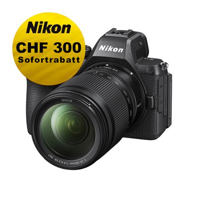 Nikon Z5II Kit mit 24-200mm - ''Swiss Garantie'' - inkl. CHF 300 Sofortrabatt Nikon Z5II Kit mit 24-200mm - ''Swiss Garantie'' - inkl. CHF 300 Sofortrabatt