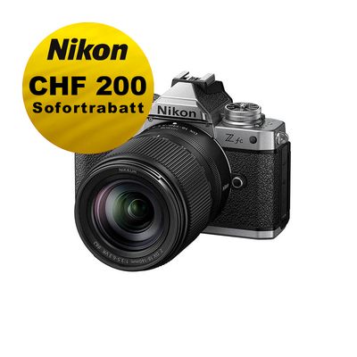 Nikon Z fc Kit mit 18-140mm - ''Swiss Garantie'' - inkl. CHF 200 Sofortrabatt Nikon Z fc Kit mit 18-140mm - ''Swiss Garantie'' - inkl. CHF 200 Sofortrabatt