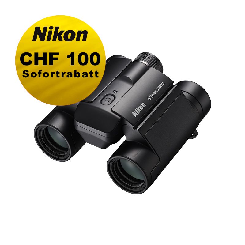 Nikon STABILIZED 10x25 S - inkl. CHF 100 Sofortrabatt Nikon STABILIZED 10x25 S - inkl. CHF 100 Sofortrabatt