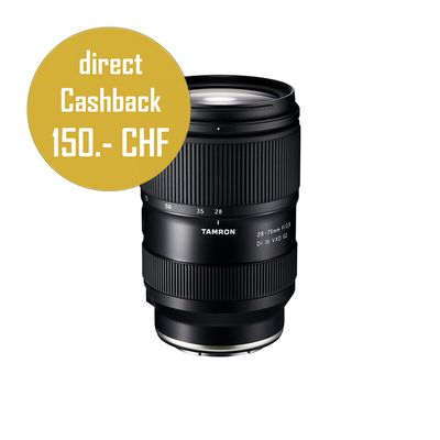 Tamron 28-75mm 2.8 Di III VXD G2 (Sony) - inkl. CHF 150 Sofortrabatt Tamron 28-75mm 2.8 Di III VXD G2 (Sony) - inkl. CHF 150 Sofortrabatt