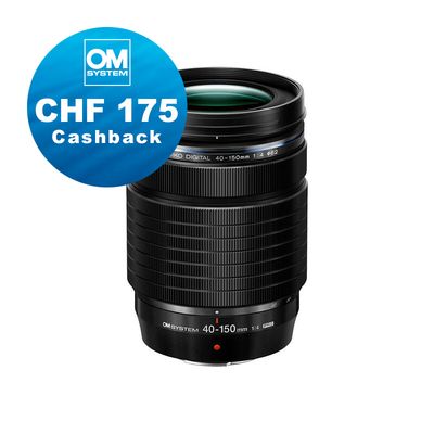 OM System M.Zuiko 40-150mm 4.0 Pro - CHF 175 Cashback + 5 Jahre Garantie OM System M.Zuiko 40-150mm 4.0 Pro - CHF 175 Cashback + 5 Jahre Garantie