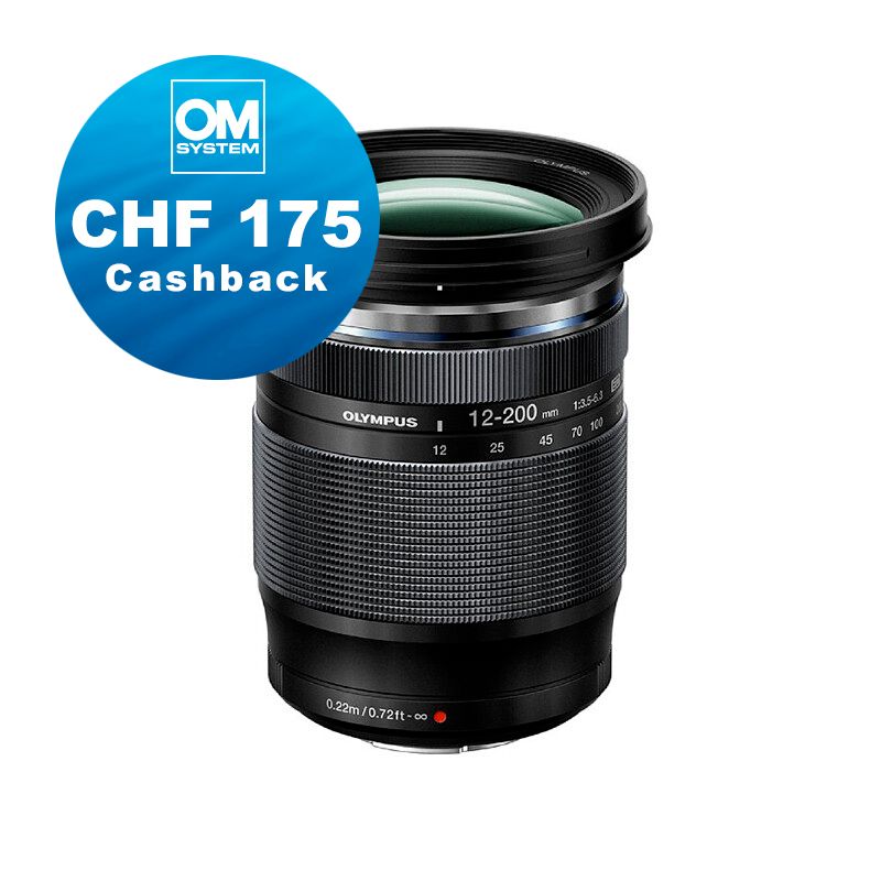 Olympus M.Zuiko 12-200mm 3.5-6.3 ED - CHF 175 Cashback + 5 Jahre Garantie Olympus M.Zuiko 12-200mm 3.5-6.3 ED - CHF 175 Cashback + 5 Jahre Garantie
