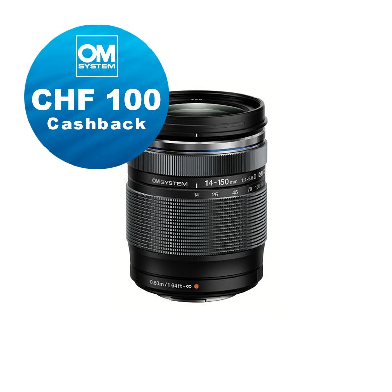 Olympus M.Zuiko 14-150mm 4.0-5.6 II - CHF 100 Cashback + 5 Jahre Garantie Olympus M.Zuiko 14-150mm 4.0-5.6 II - CHF 100 Cashback + 5 Jahre Garantie