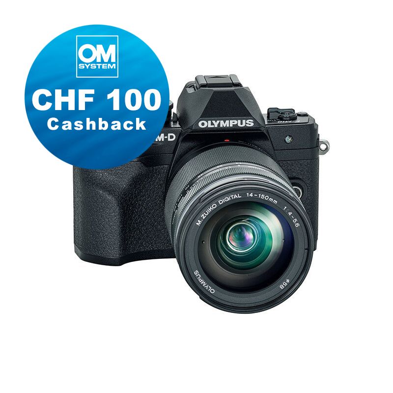 Olympus E-M10 IV Kit mit 14-150mm (black) - CHF 100 Cashback + 5 Jahre Garantie Olympus E-M10 IV Kit mit 14-150mm (black) - CHF 100 Cashback + 5 Jahre Garantie