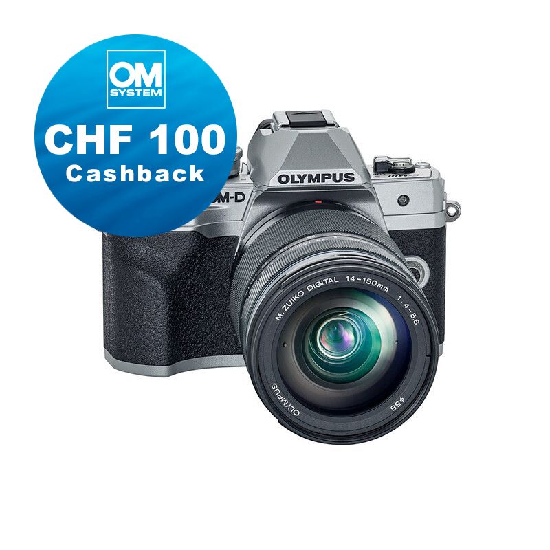 Olympus E-M10 IV Kit mit 14-150mm (silver) - CHF 100 Cashback + 5 Jahre Garantie Olympus E-M10 IV Kit mit 14-150mm (silver) - CHF 100 Cashback + 5 Jahre Garantie