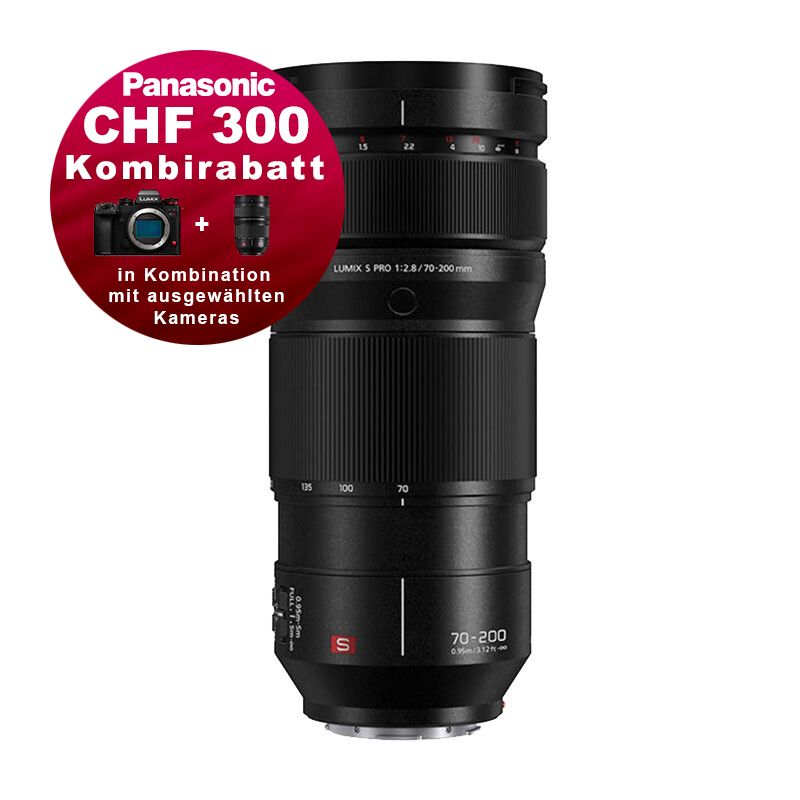 Panasonic S 70-200mm 2.8 Pro OIS - 5 Jahres Garantie - CHF 300.- Kombinationsrabatt