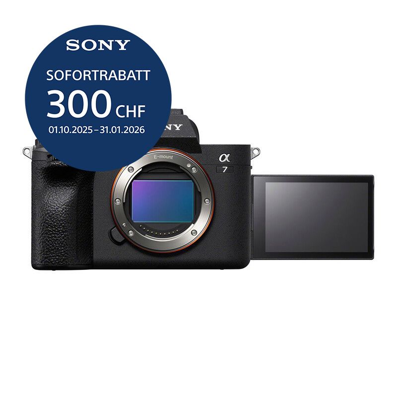 Sony A7 Mark IV Gehäuse - ''4 Jahre Garantie'' - inkl. CHF 300 Sofortrabatt Sony A7 Mark IV Gehäuse - ''4 Jahre Garantie'' - inkl. CHF 300 Sofortrabatt