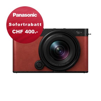 Panasonic S9 Kit mit 18-40mm 4.5-6.3 Crimson Red - 5 Jahres Garantie - inkl. CHF 400.- Sofortrabatt Panasonic S9 Kit mit 18-40mm 4.5-6.3 Crimson Red - 5 Jahres Garantie - inkl. CHF 400.- Sofortrabatt