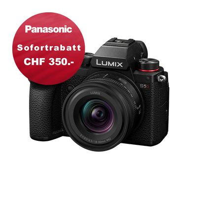 Panasonic S5D Kit mit 18-40mm - 5 Jahres Garantie - inkl. CHF 350.- Sofortrabatt Panasonic S5D Kit mit 18-40mm - 5 Jahres Garantie - inkl. CHF 350.- Sofortrabatt