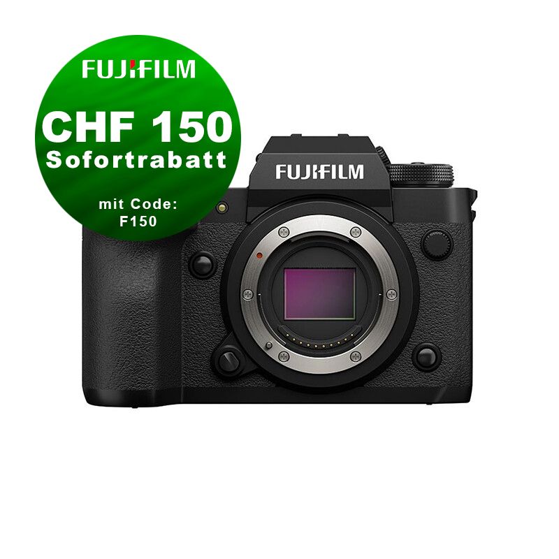 Fujifilm X-H2 Gehäuse - ''Swiss Garantie'' - CHF 150 Rabatt mit Code F150 Fujifilm X-H2 Gehäuse - ''Swiss Garantie'' - CHF 150 Rabatt mit Code F150