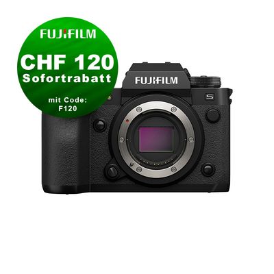 Fujifilm X-H2s Gehäuse - ''Swiss Garantie'' - CHF 120 Rabatt mit Code F120 Fujifilm X-H2s Gehäuse - ''Swiss Garantie'' - CHF 120 Rabatt mit Code F120