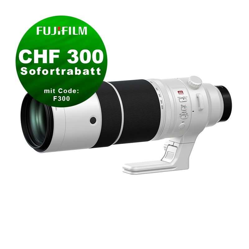 Fujinon XF 150-600mm 5.6-8.0 R LM OIS WR - ''Swiss Garantie'' - CHF 300 Rabatt mit Code F300 Fujinon XF 150-600mm 5.6-8.0 R LM OIS WR - ''Swiss Garantie'' - CHF 300 Rabatt mit Code F300
