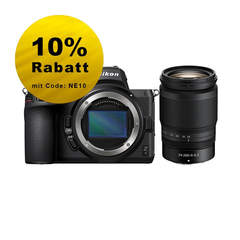 Nikon Z5 Kit mit 24-200mm 4.0-6.3 - ''Swiss Garantie'' Nikon Z5 Kit mit 24-200mm 4.0-6.3 - ''Swiss Garantie''